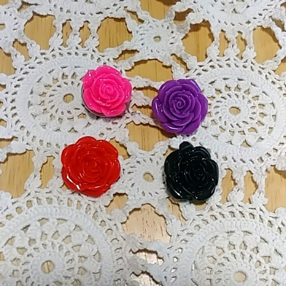 Roses Snap Buttons - Snap Chunks